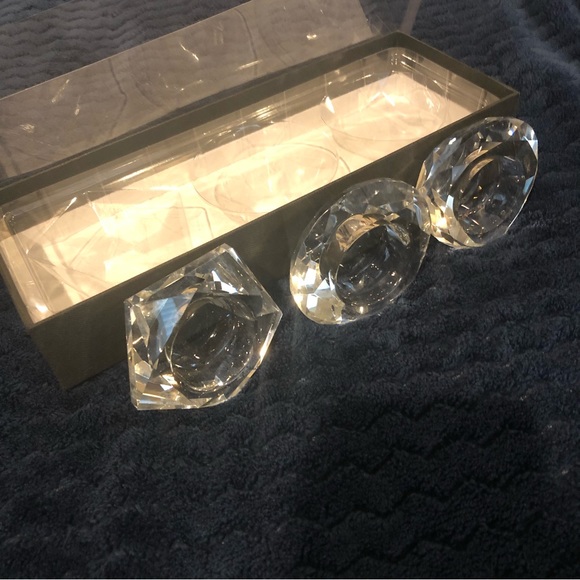 Home Essentials and Beyond glass tea light holder set - Picture 2 of 7